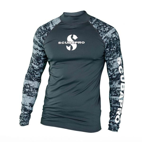 UPF 50 Men's Long Sleeve Rash Guard